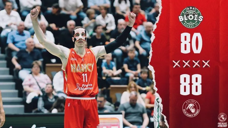 Pro B : Le SLUC Nancy n’est plus qu’à une victoire de la remontée dans l’élite