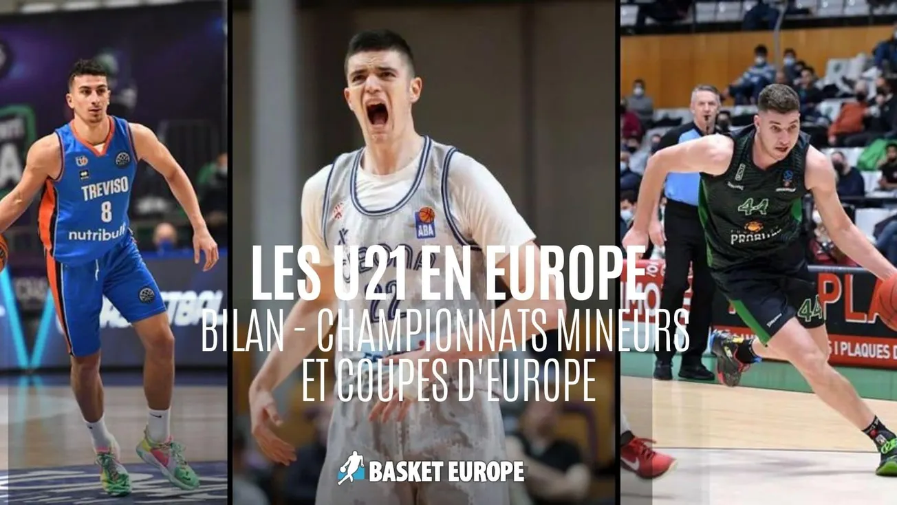 U21 en Europe : Le bilan dans les championnats mineurs et les coupes d’Europe – La D2 de Ligue Adriatique et l’Eurocup impressionnent