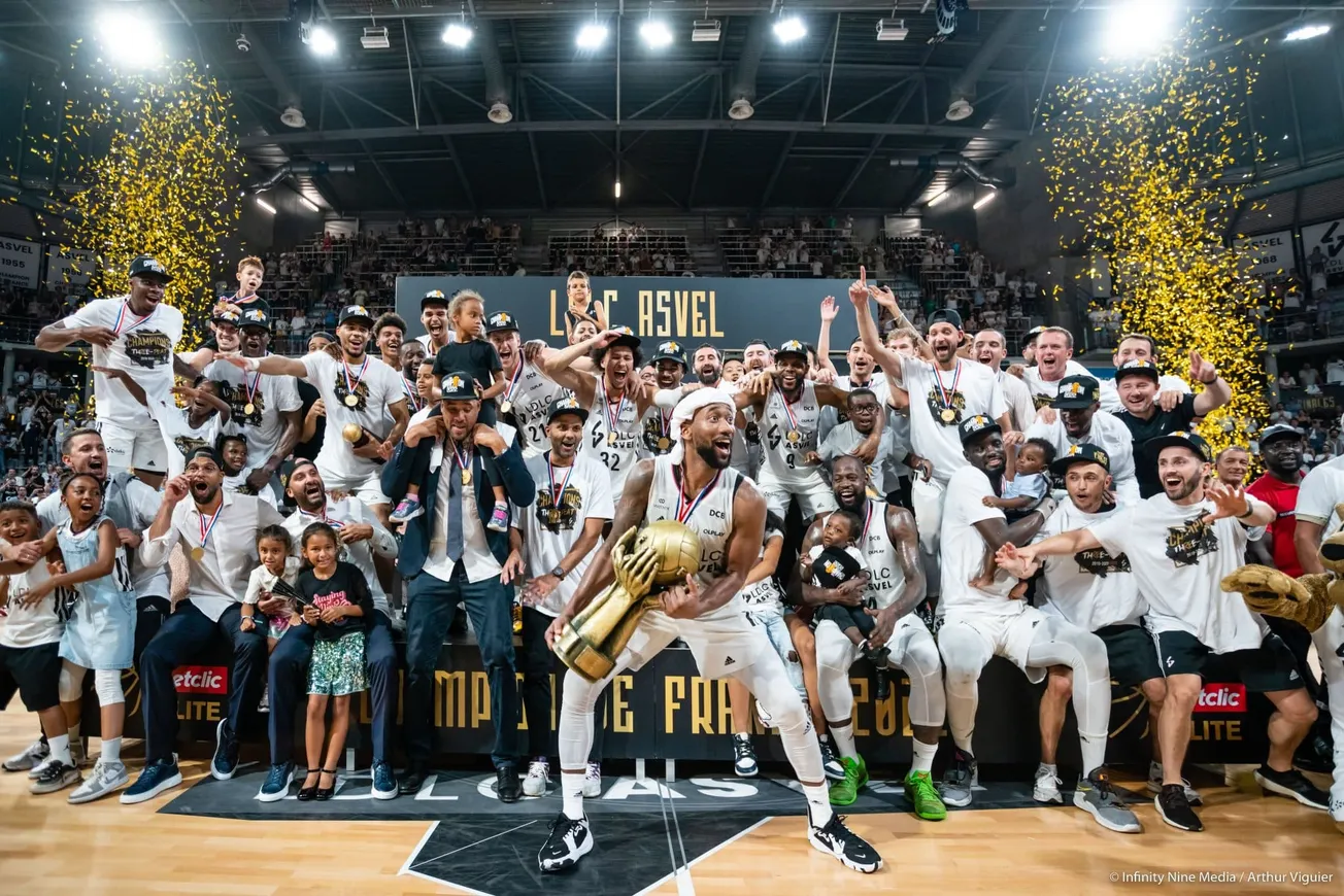 Héroïque, l’ASVEL arrache son 21e titre de champion de France dans un final de légende !