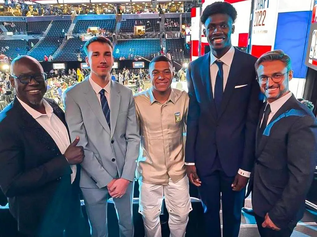 Kylian Mbappé présent à New York lors de la Draft NBA