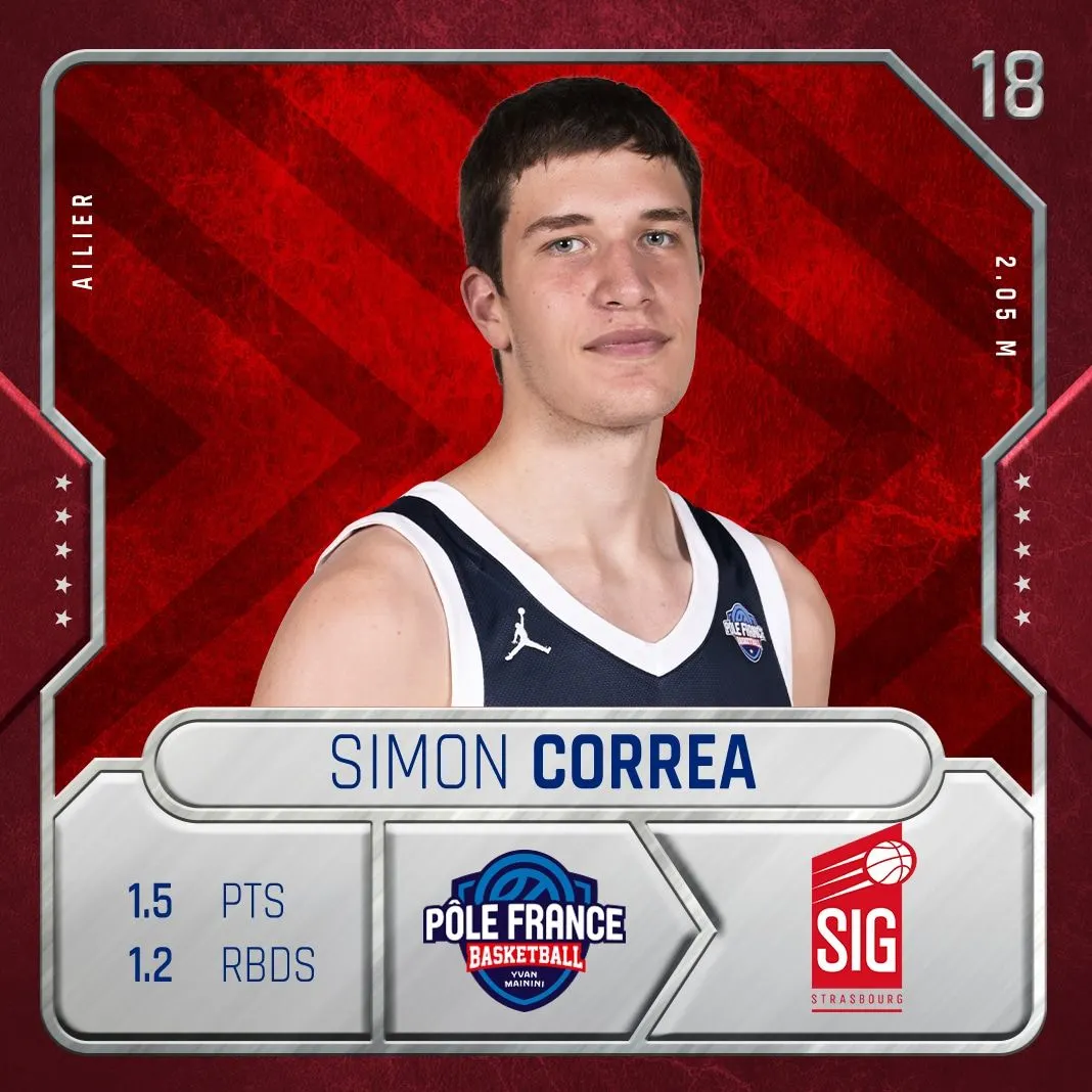 Simon Correa, de l’INSEP à Strasbourg 