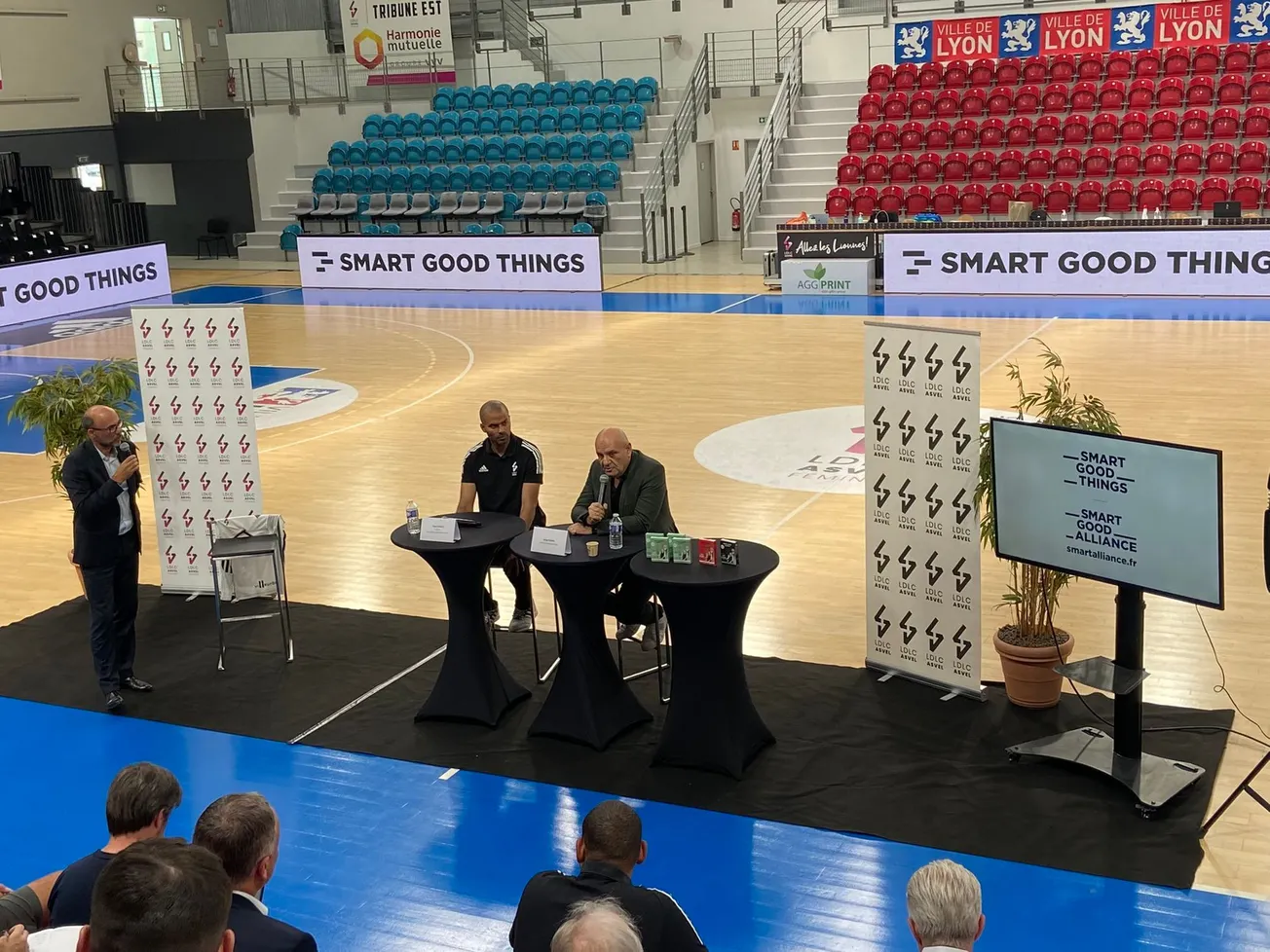 Smart Good Things devient partenaire majeur de l’ASVEL, masculin et féminin