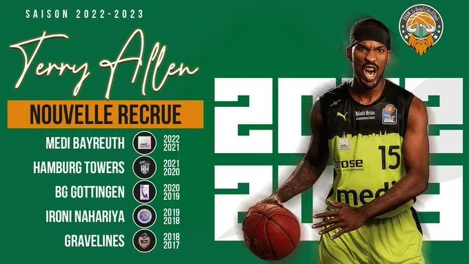 L’ailier Terry Allen renforce Le Portel