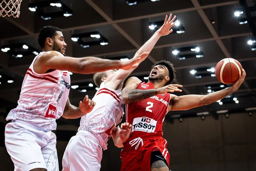 Pour sa première sélection avec la Suisse, Anthony Polite (ASVEL) se met en valeur