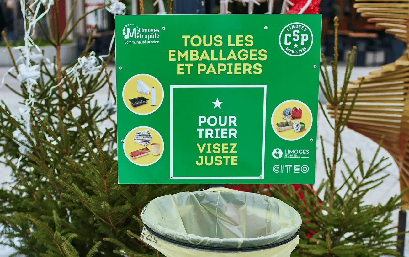 Limoges : Des poubelles aux couleurs du CSP