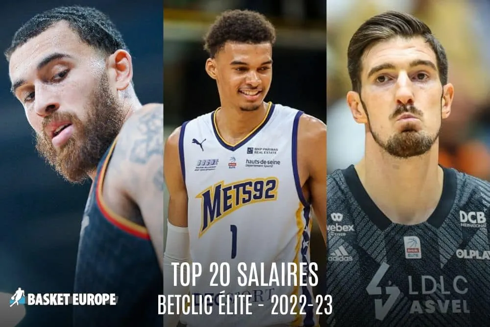 Top 20 Salaires 2022-23 : Victor Wembanyama loin derrière les millionnaires