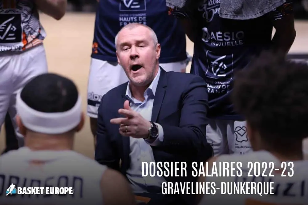 Salaires 2022-23 – Gravelines-Dunkerque : le rebond Laurent Legname