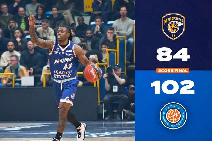 Roanne résiste à l’ouragan Wemby