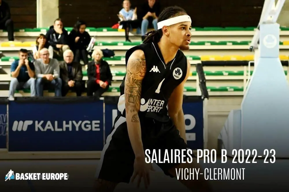 Salaires Pro B 2022-23 – Vichy-Clermont : la mitraillette Tray Boyd fait mouche