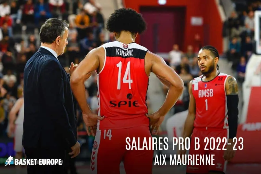 Salaires Pro B 2022-23 – Aix Maurienne : Gavin Kensmil et David Nichols seuls à surnager
