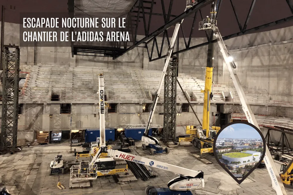À la découverte de l’Adidas Arena, en chantier avancé pour accueillir le Paris Basketball