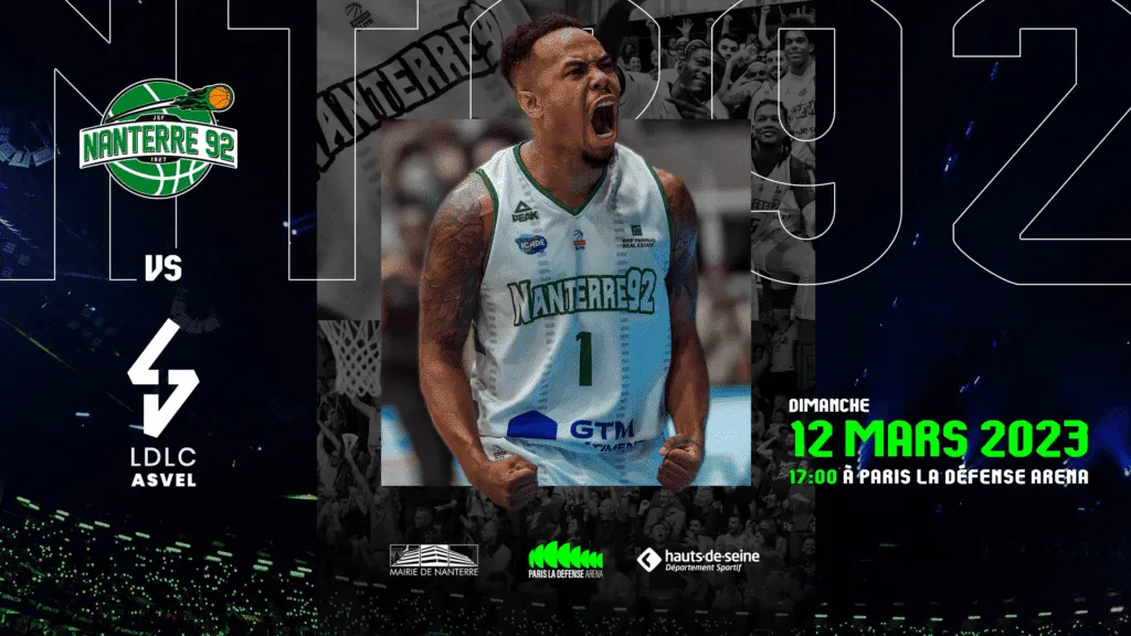 Le match Nanterre-ASVEL du dimanche 12 mars a passé le cap des 10 000 réservations