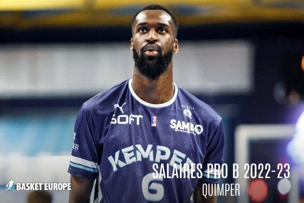 Salaires Pro B 2022-23 – Quimper : Digué Diawara et Ivan Vranes seuls au monde