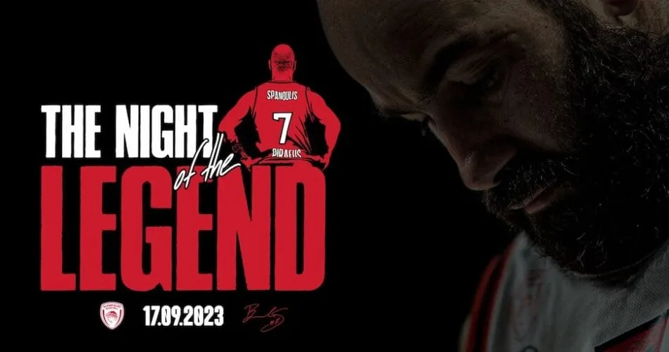 Olympiakos : le maillot de la légende Vassilis Spanoulis va être retiré