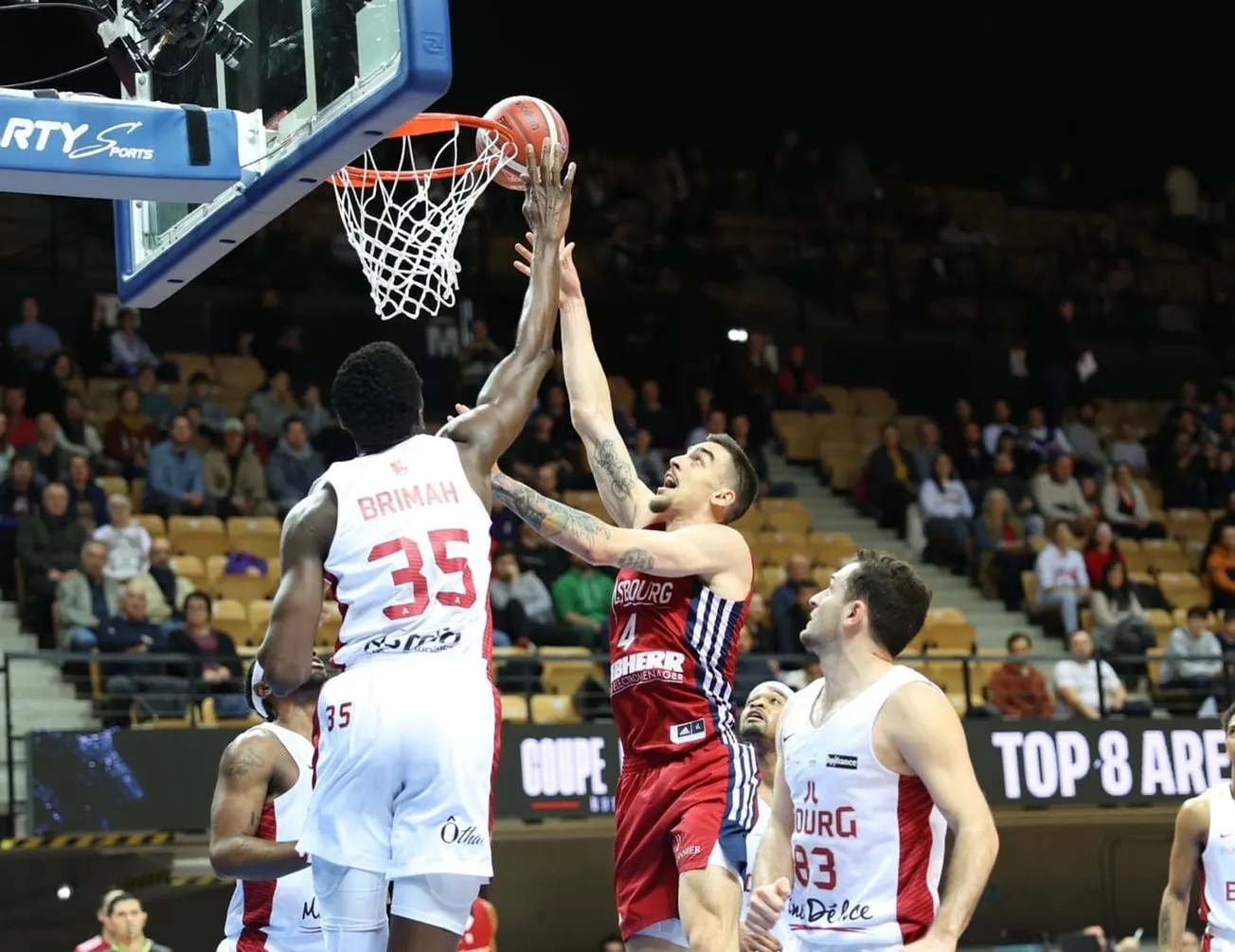 Demi-finales Coupe de France : Le Mans-Monaco et ASVEL-Strasbourg