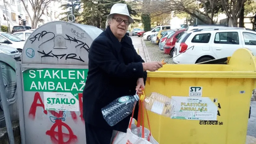Mihajlo Manovic, l'ancien joueur de Split obligé de faire les poubelles pour survivre