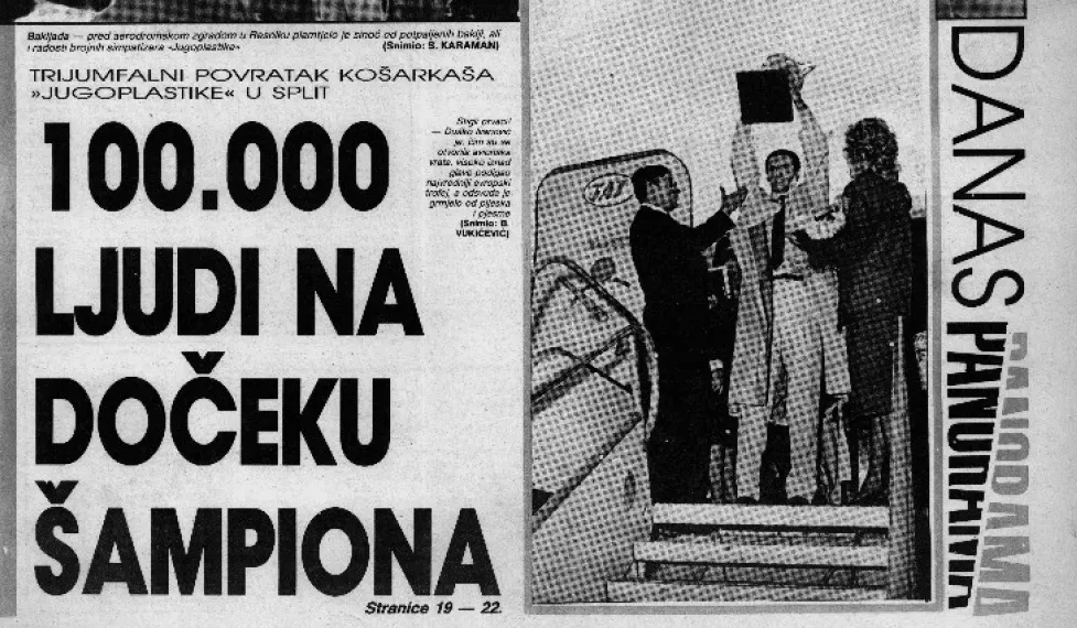 Vidéo rétro : Il y a 34 ans, plus de 100 000 fans fêtaient les héros de Split champions d'Europe
