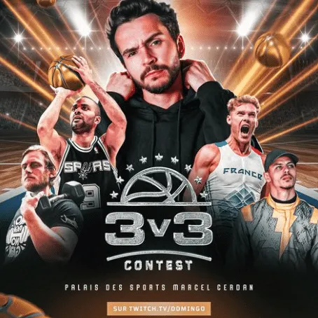 Vidéo : la victoire de Tony Parker au tournoi 3x3 Contest organisé par le streamer Domingo