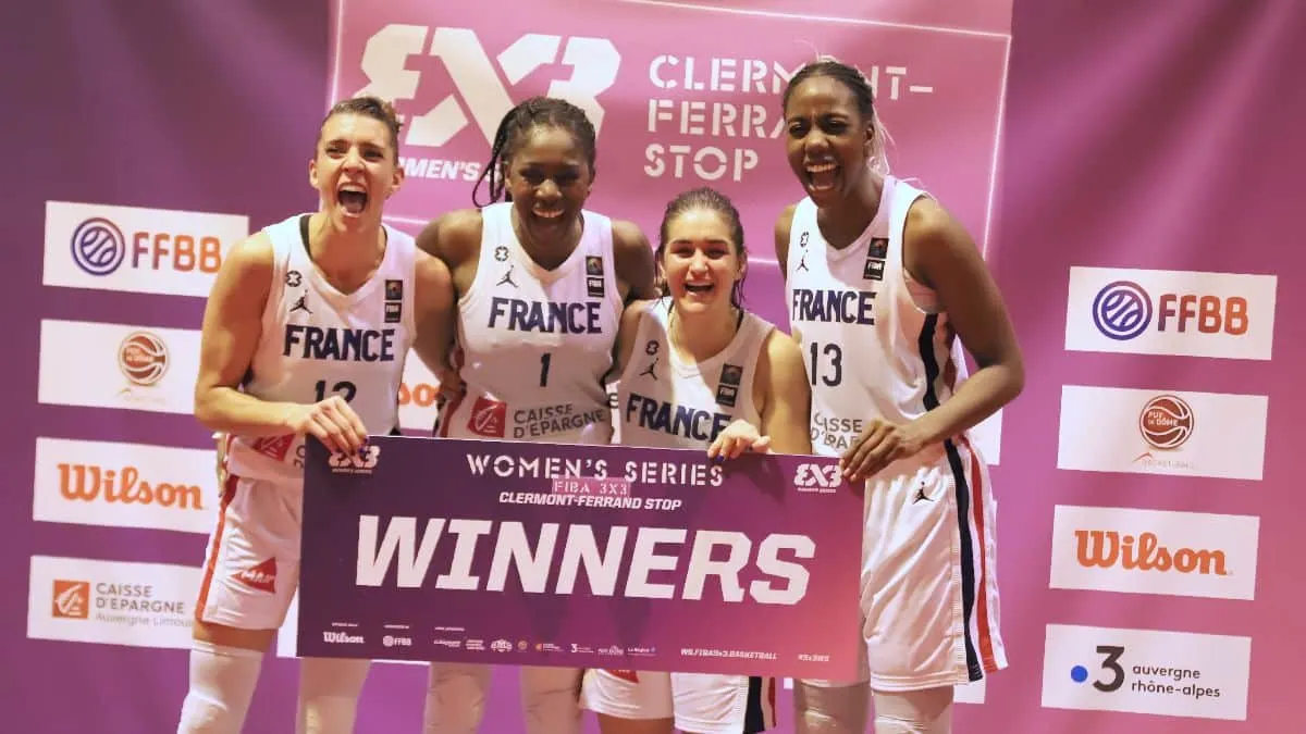 3x3 : L’équipe de France débute les Women’s Series par une victoire à Clermont