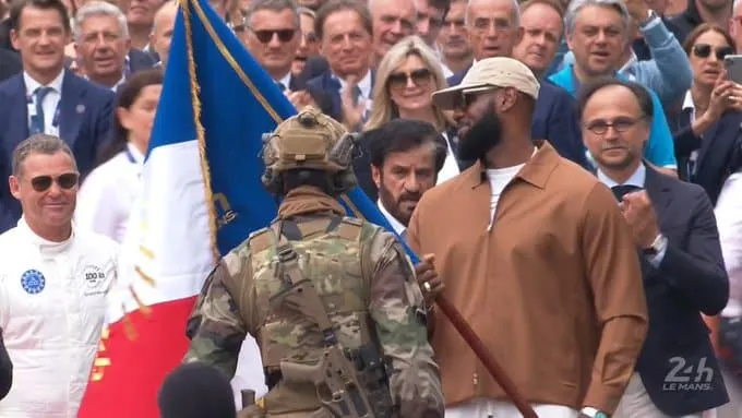 LeBron James a donné le départ des 24 heures du Mans