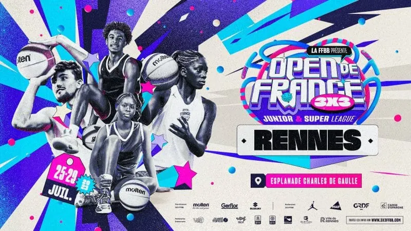 3x3 : Le programme de l'Open de France à Rennes