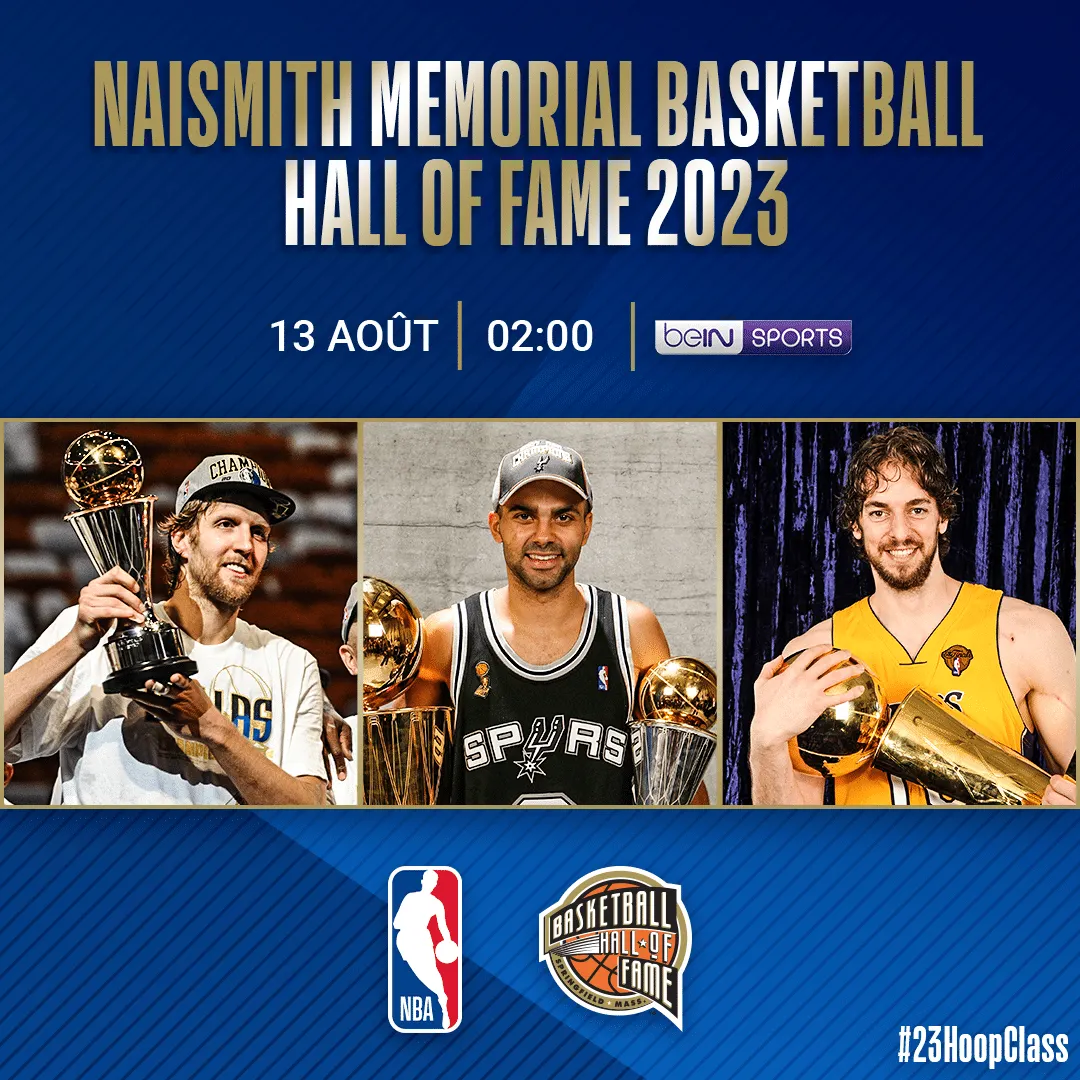 TV : la cérémonie d'intronisation de Tony Parker au Hall of Fame 2023 sur BeIN Sports