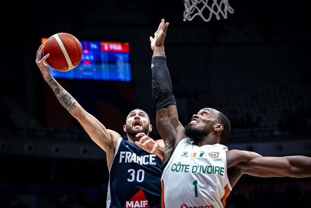 Vidéo : Isaïa Cordinier élu Joueur du Match France-Côte d'Ivoire