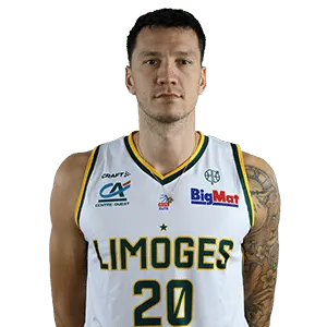 Le Limougeaud Nemandha Nenadic à deux passes d'un triple double