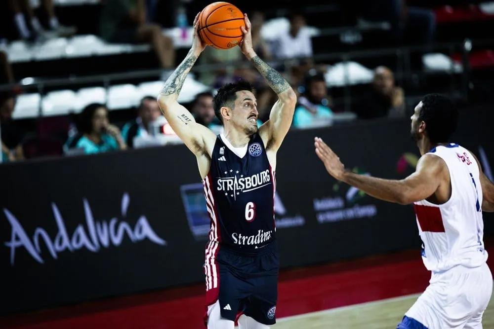 Paul Lacombe (Strasbourg) est le rebondeur numéro 1 de Betclic Elite