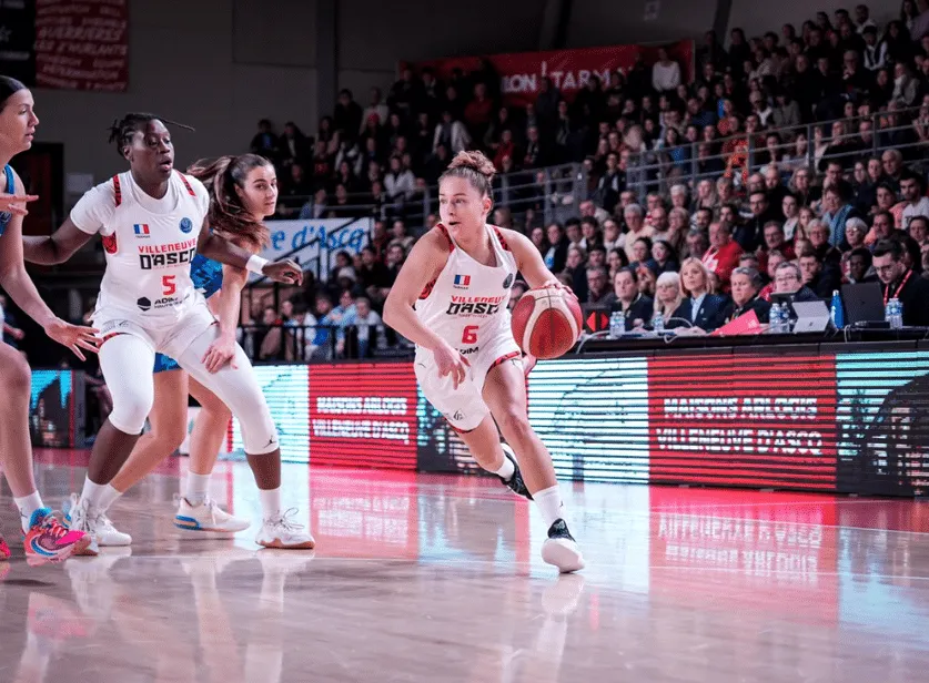 Euroleague féminine : Villeneuve d'Ascq remporte le duel des équipes françaises face à Basket Landes
