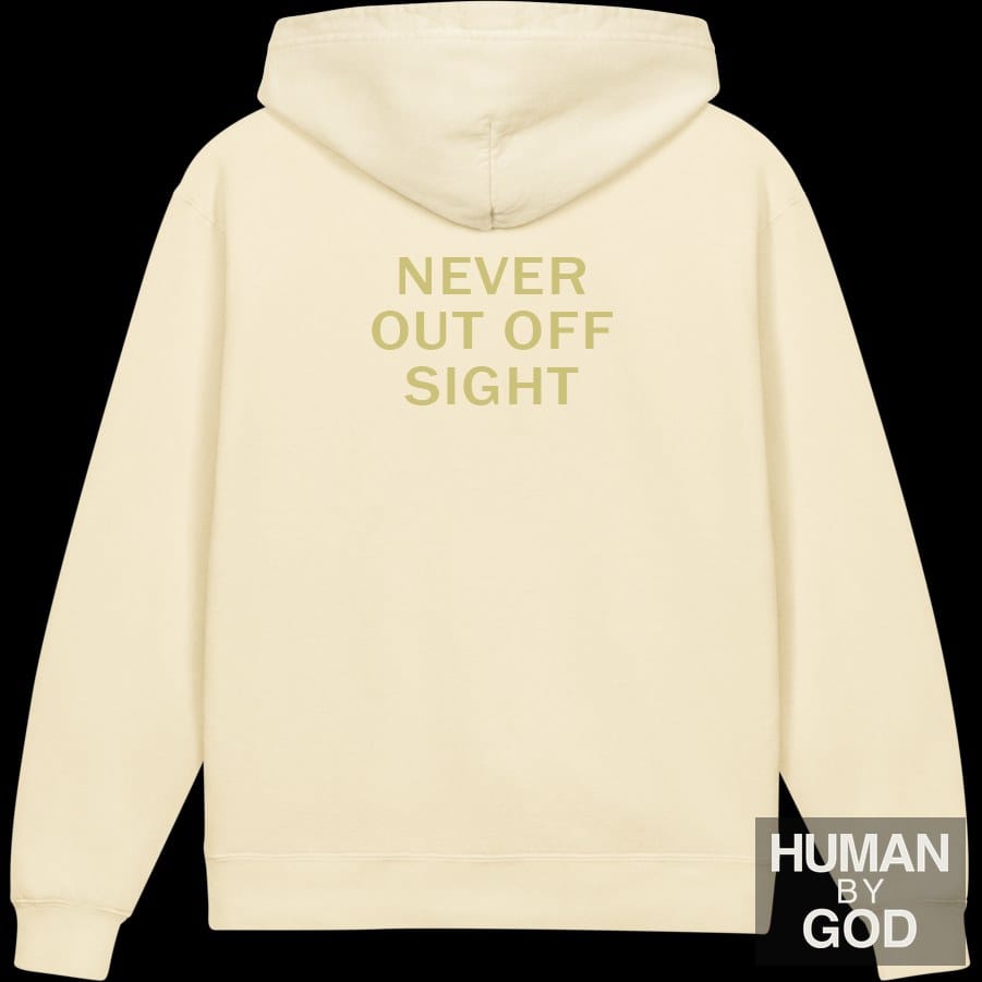 Never Out of Sight — Older Kids Faith Hoodie