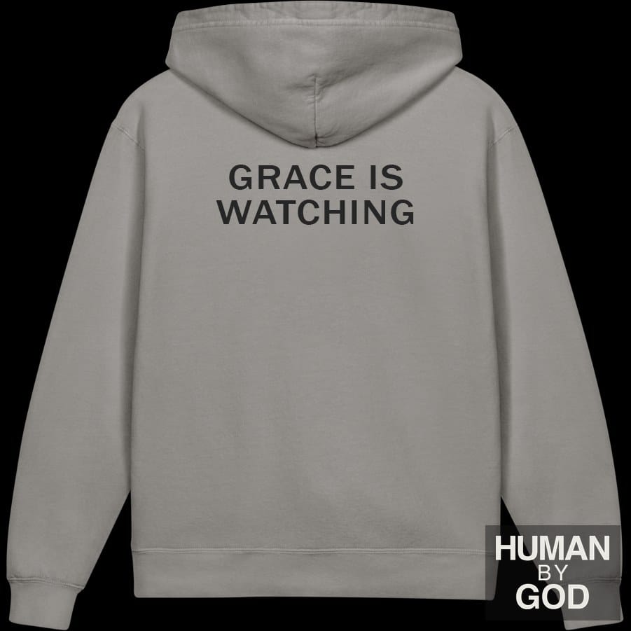 Grace Is Watching — Older Kids Faith Hoodie