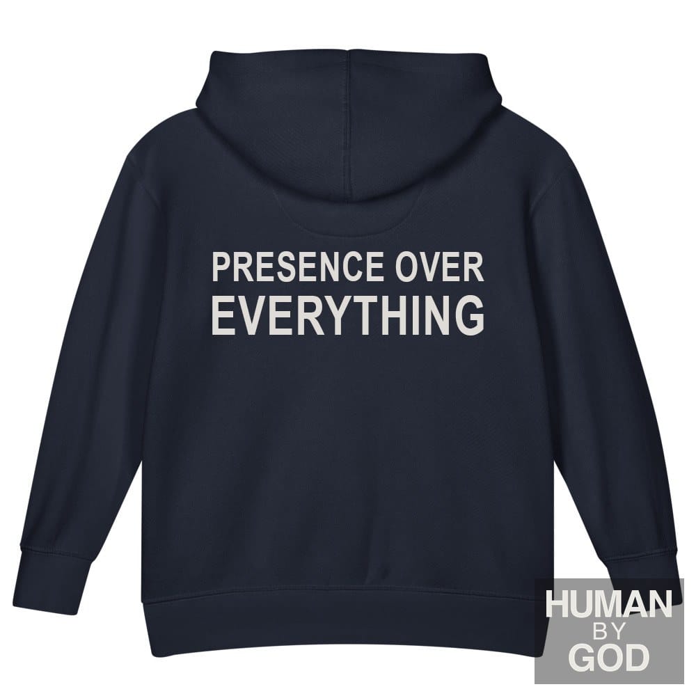 Presence Over Everything — Kids Faith Hoodie