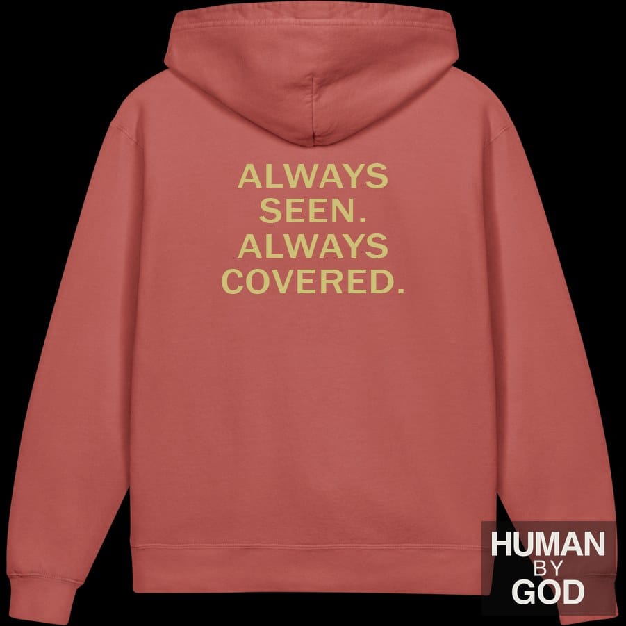 Always Seen. Always Covered. — Older Kids Faith Hoodie
