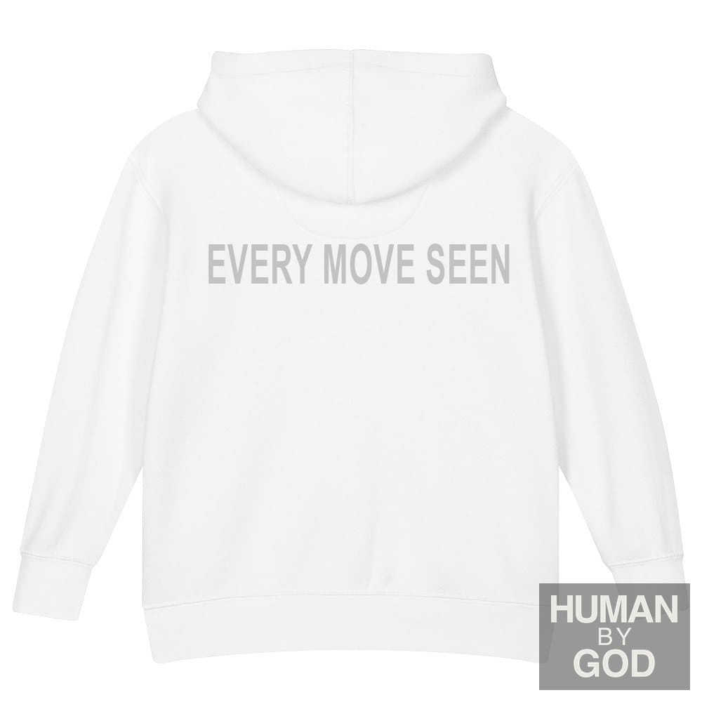 Every Move Seen — Kids Faith Hoodie