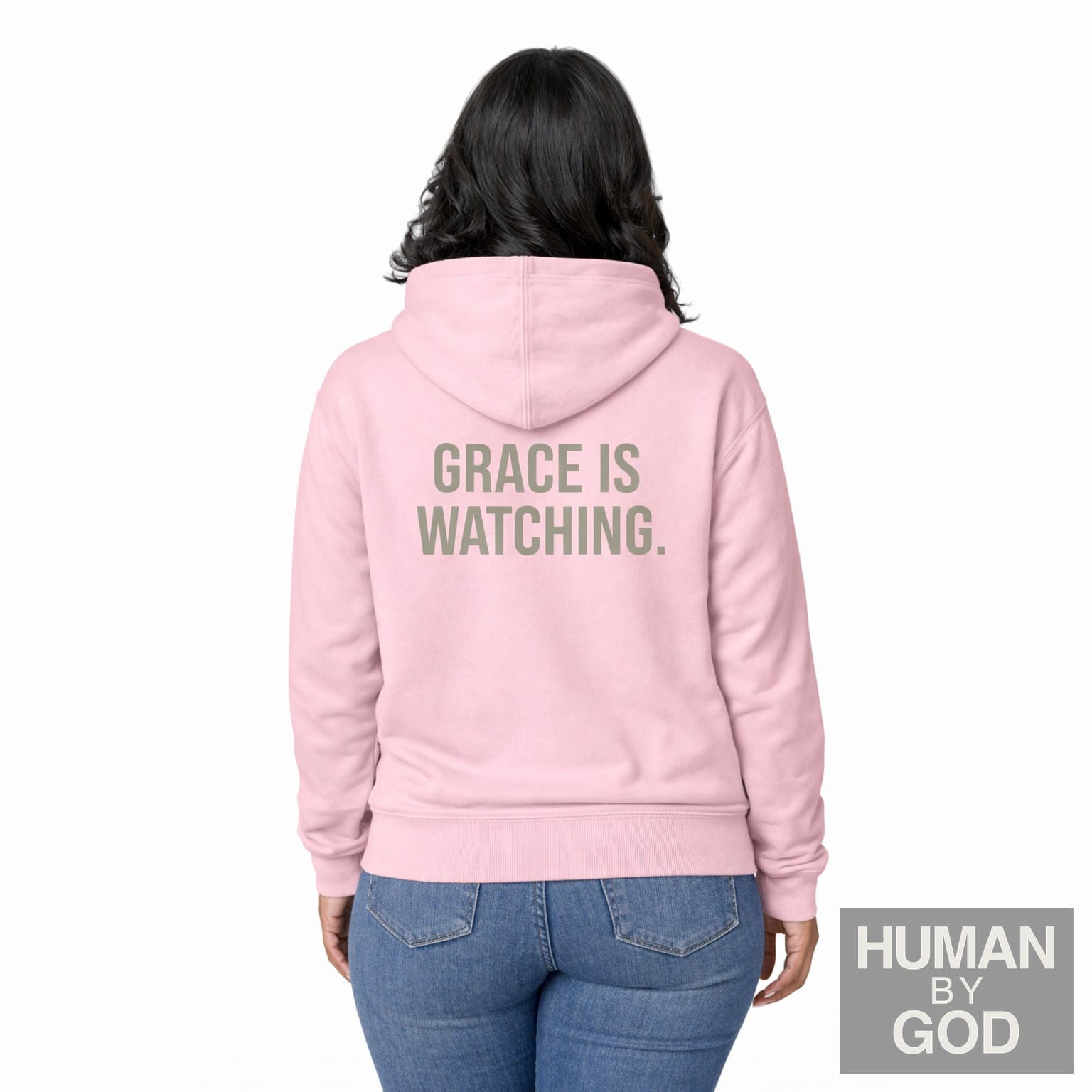 Grace Is Watching — Premium Faith Hoodie