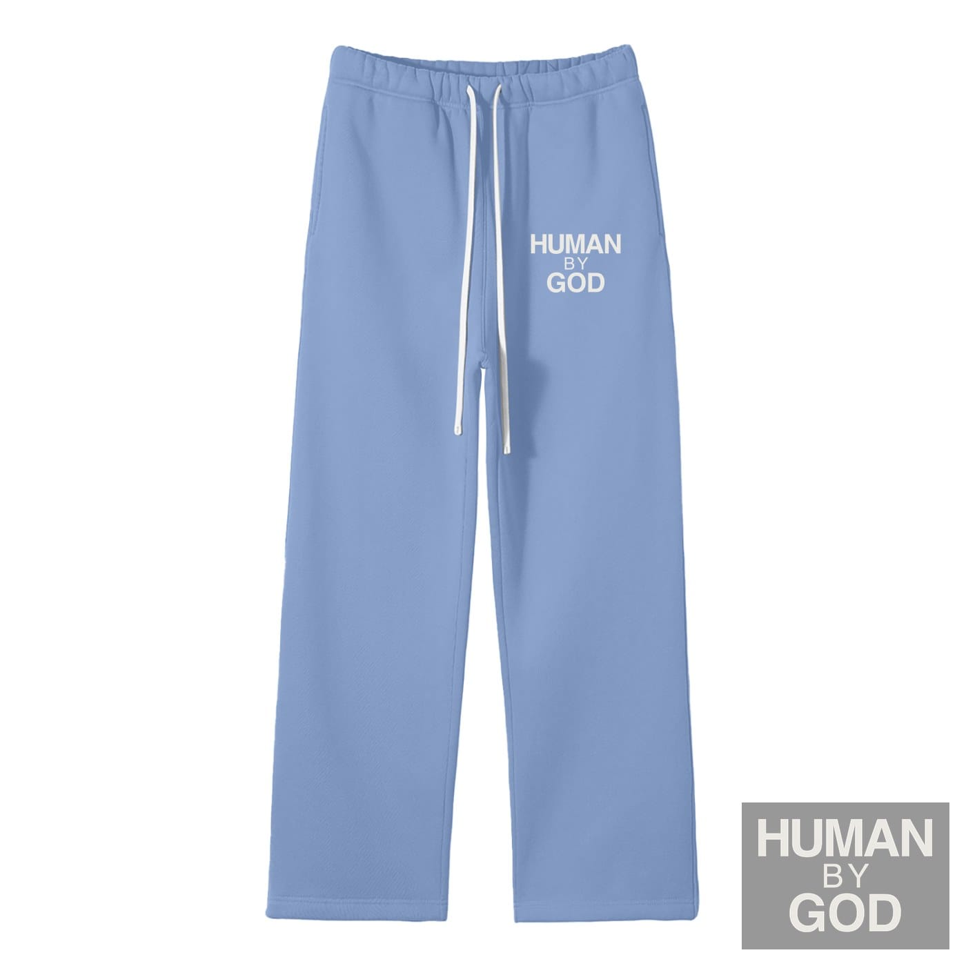Unisex Solid Color Fleece Straight Leg Pants