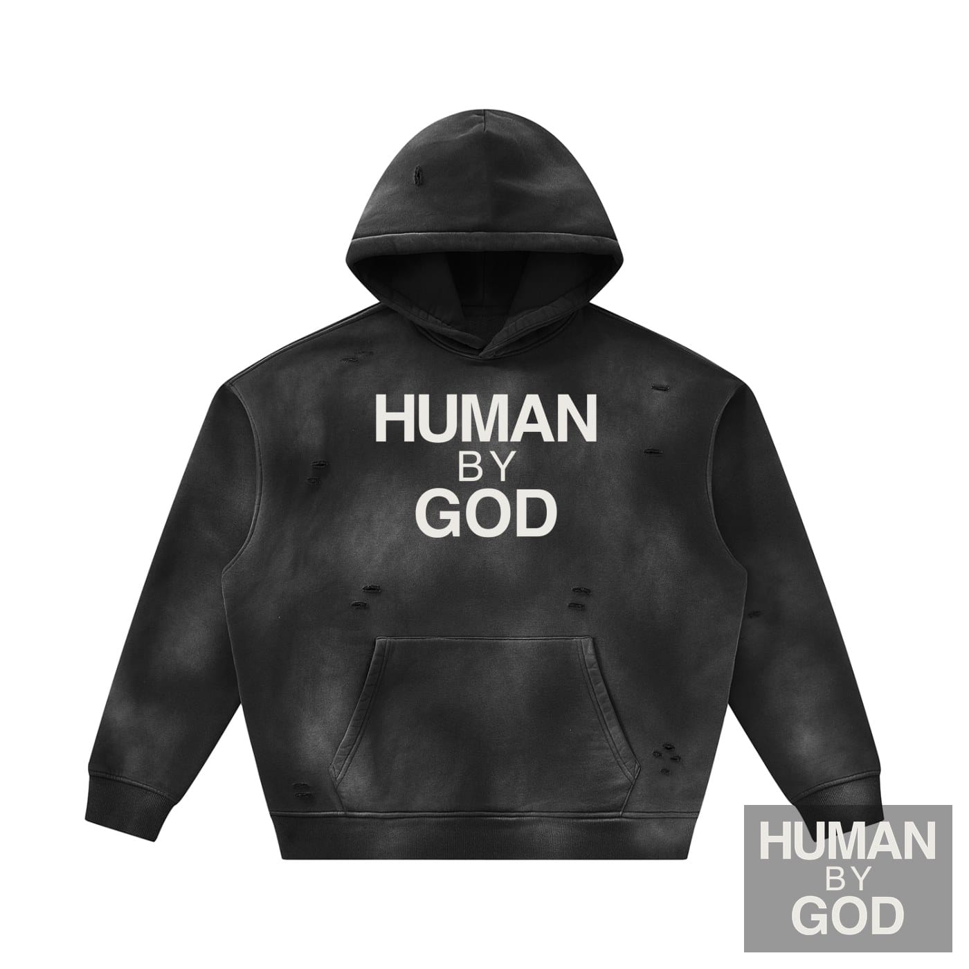 NOTHING HIDDEN. EVERYTHING HELD. - White Hoodie