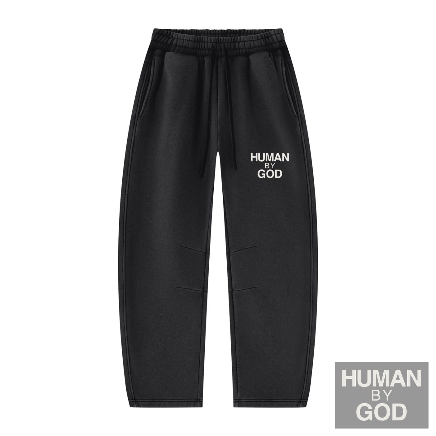 Unisex Vintage Wash Barrel Leg Fleece Sweatpants