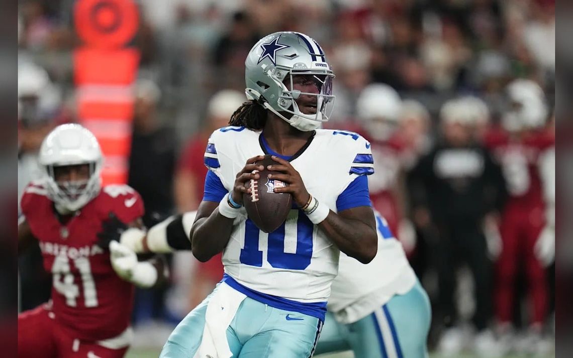 Milton throws 2 TDs in 1st half, makes case for Cowboys' backup job in 34-13 win over Cardinals
