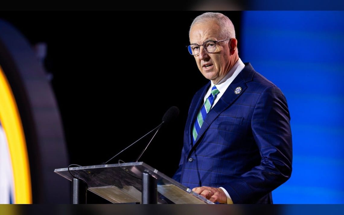 SEC commissioner Greg Sankey speaks out against pros returning to college as RJ Luis seeks eligibility at LSU