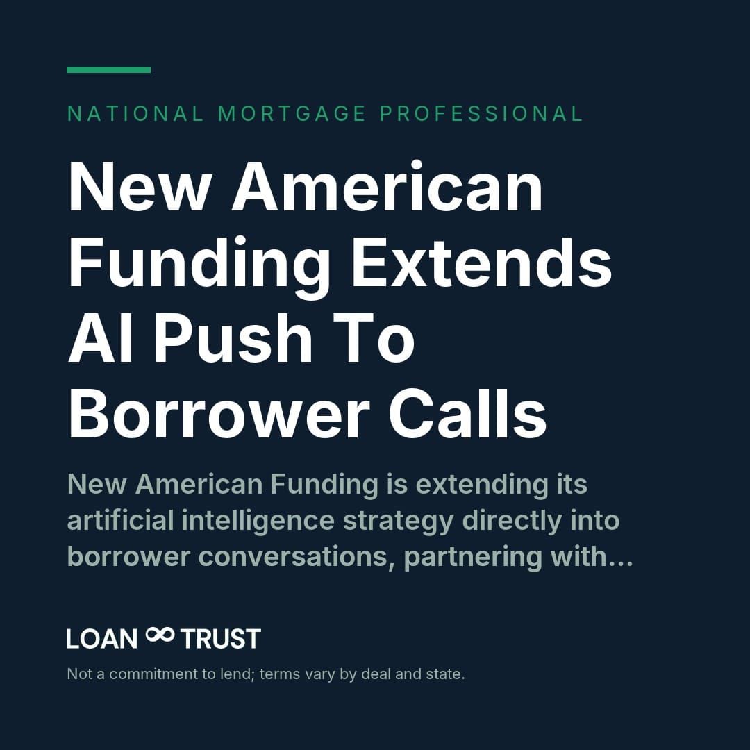 New American Funding Extends AI Push To Borrower Calls
