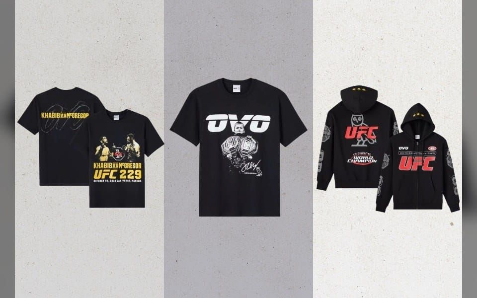Drake’s Lifestyle Brand OVO Drops UFC Collab, With Famous Fighters Front and Center on New Merch