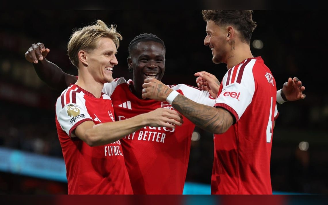 Bakayo Saka and Kai Havertz shine together as Arsenal open Premier League title defense with dominant win