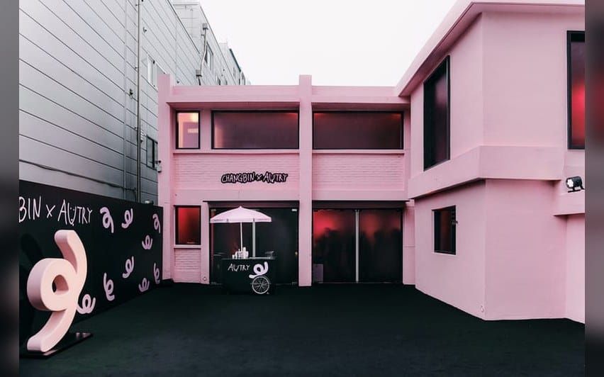 CHANGBIN x AUTRY Collection Launch Event Brings a Pink Paradise to Seoul