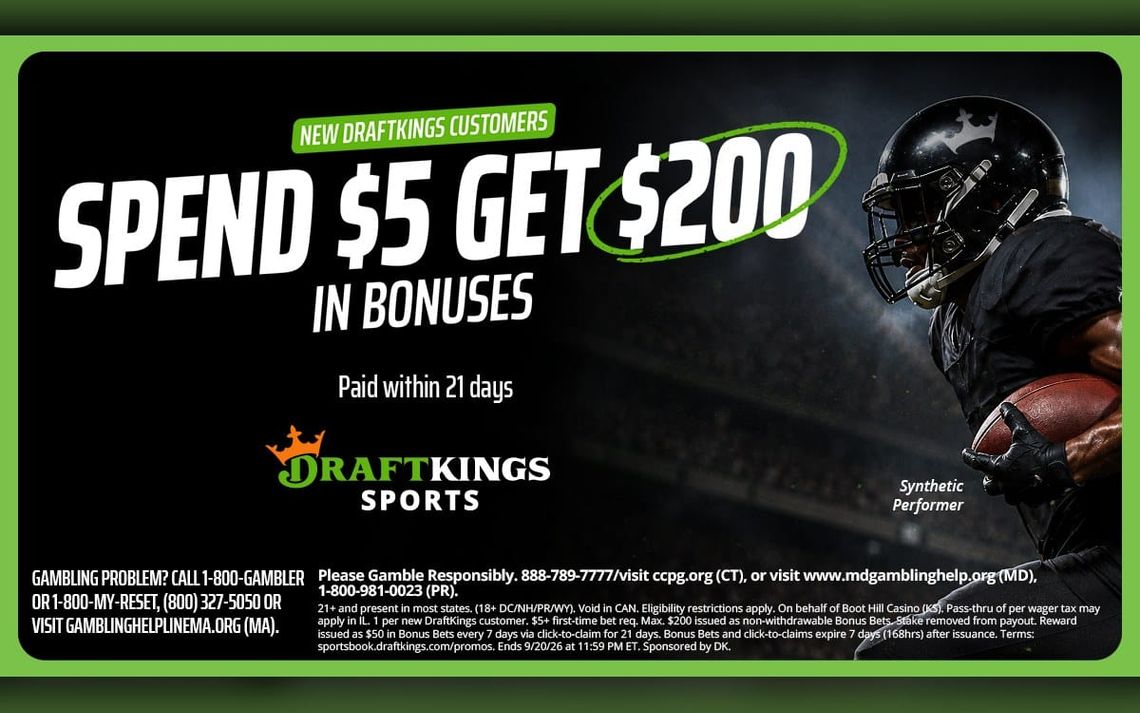 Use DraftKings promo code to get $200 in bonus bets by targeting Commanders-Cowboys, Colts-Chiefs, NFL Sunday
