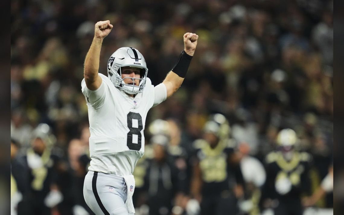 Kirk Cousins and the Raiders improve to 3-0, their best start in years, with comeback win over Saints