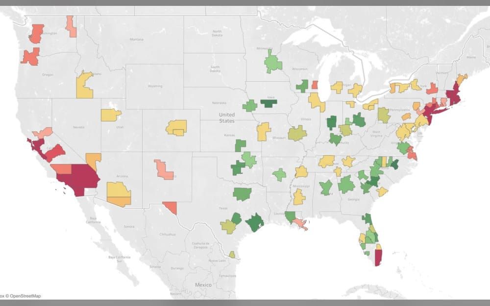 Metro Report Cards: Top and Bottom of the Class for Homebuilding and Affordability