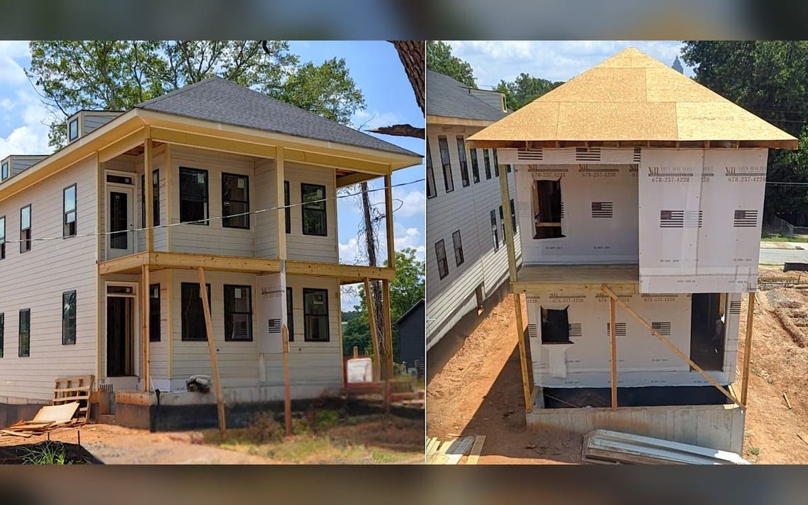 In construction hot zone, relatively affordable duplex hub takes shape