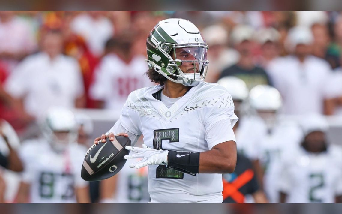 Oregon QB Dante Moore won't return this season after concussion, Dan Lanning confirms